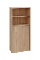 SPD 53/80 skříň s posuvnými dveřmi/nika, 1850x800x400, dub bardolino